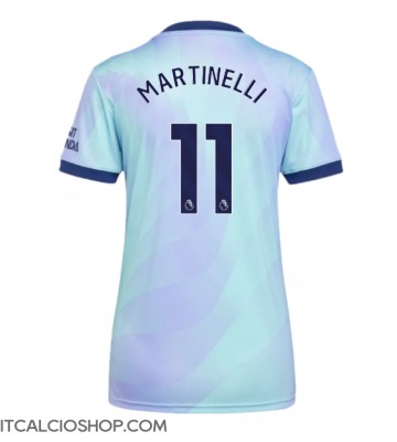 Arsenal Gabriel Martinelli #11 Terza Maglia Femmina 2024-25 Manica Corta